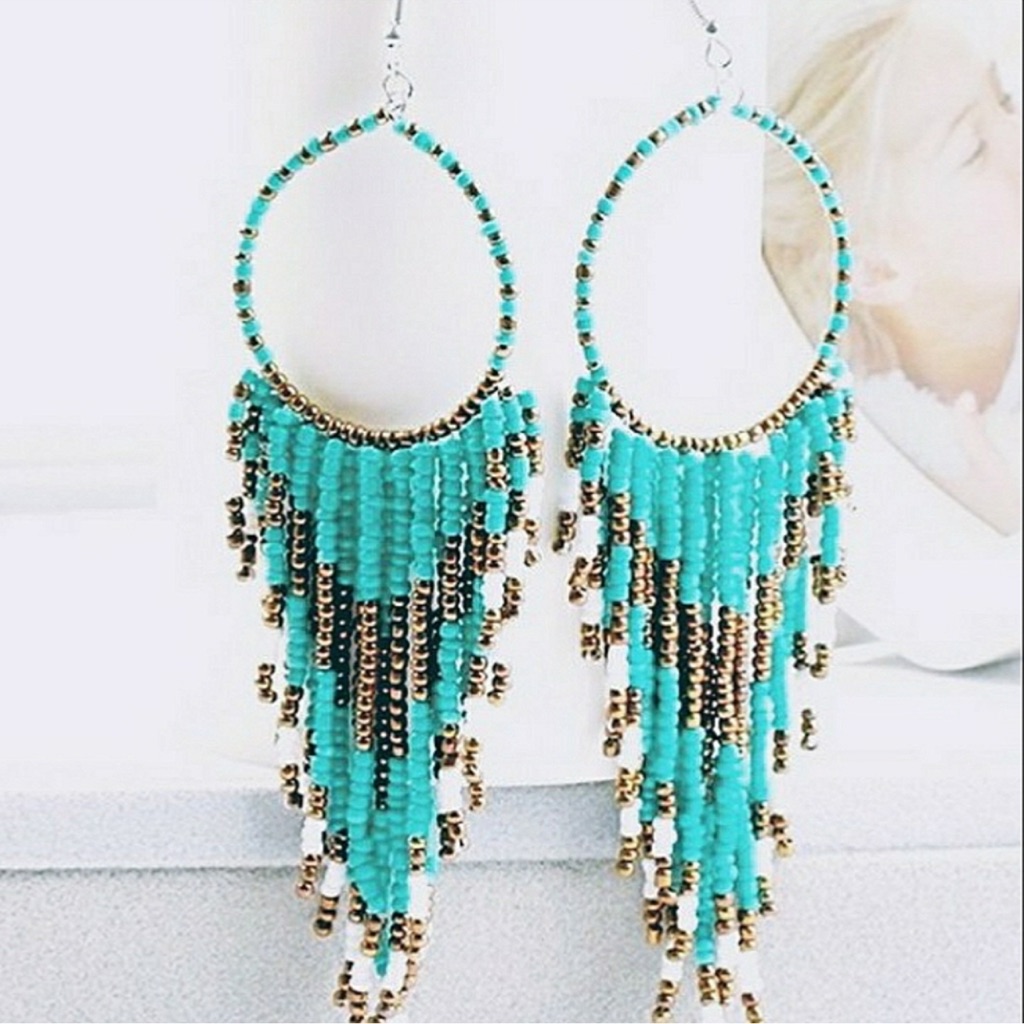 Boho Beaded Earrings